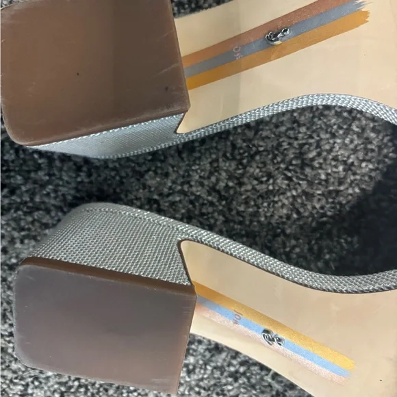 Sam Edelman Silver Textured Mules - Picture 7 of 7